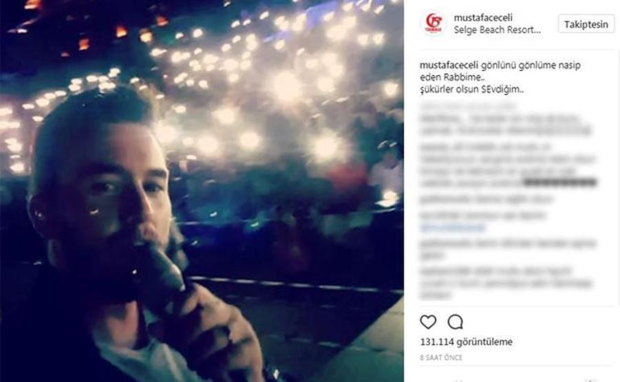 Mustafa Ceceli nikah sonrası ilk paylaşımını yaptı