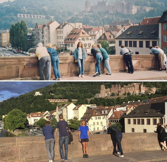 30 sene sonra aynı yerlerde fotoğraf çektirdi