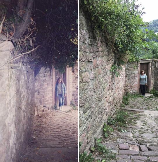 30 sene sonra aynı yerlerde fotoğraf çektirdi