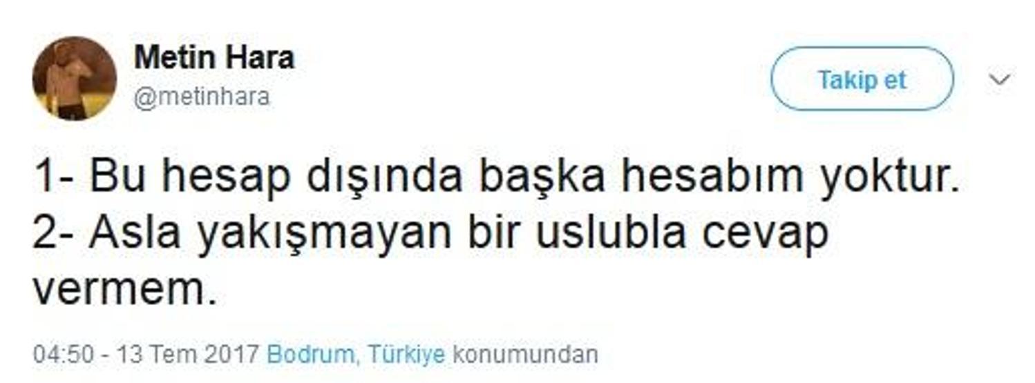 Metin Hara çok konuşulan iddialara yanıt verdi