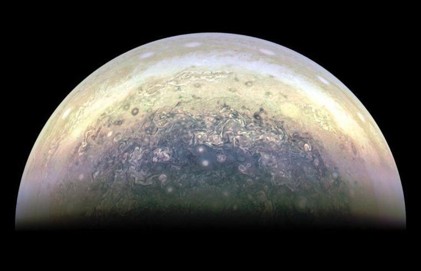 NASA Jüpiterden bu kareleri paylaştı