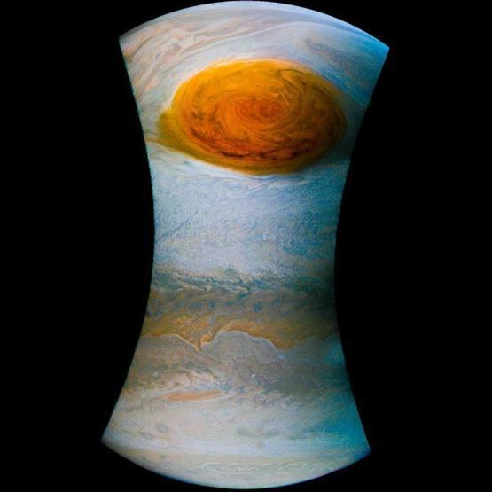 NASA Jüpiterden bu kareleri paylaştı