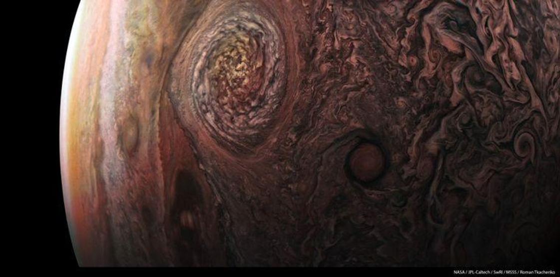 NASA Jüpiterden bu kareleri paylaştı