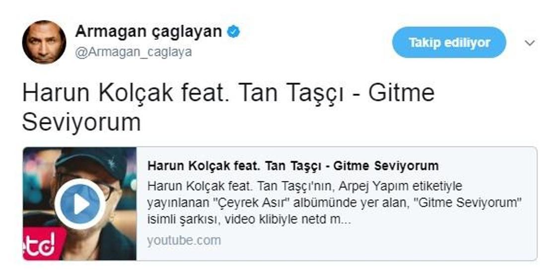 Harun Kolçakın ardından ünlü isimler ne dedi