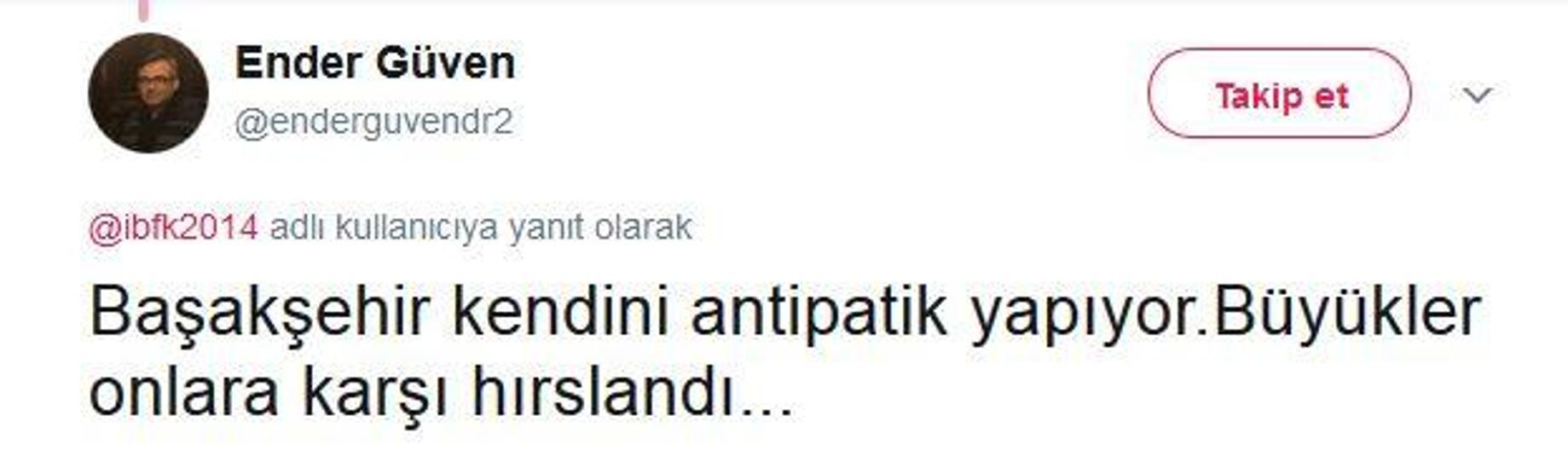 Galatasaray taraftarı Başakşehirden özür istedi, Göksel Gümüşdağ yanıt verdi