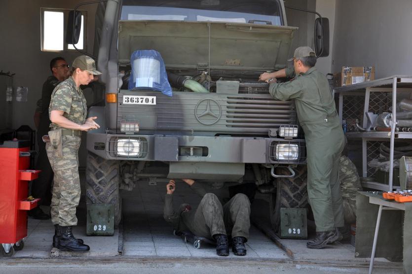 İşte sınırdaki kadın askerler