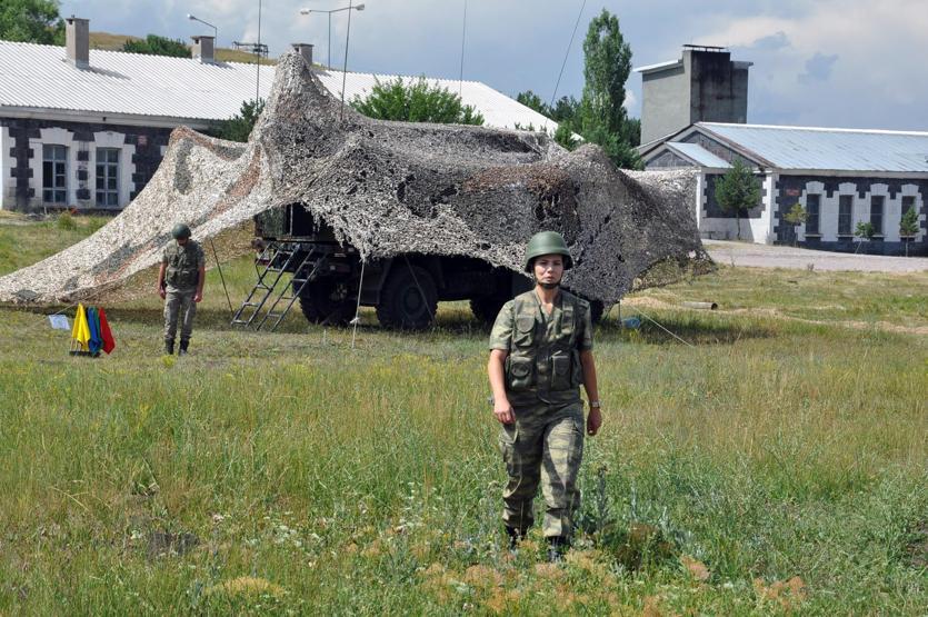 İşte sınırdaki kadın askerler