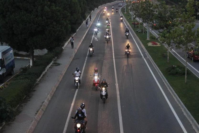 Barkın Bayoğlu için onlarca motosikletli bir araya geldi