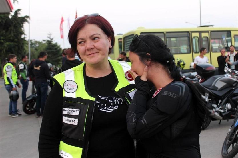 Barkın Bayoğlu için onlarca motosikletli bir araya geldi