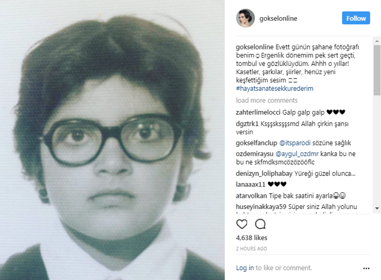 Gökselin lise fotoğrafını gören inanamadı