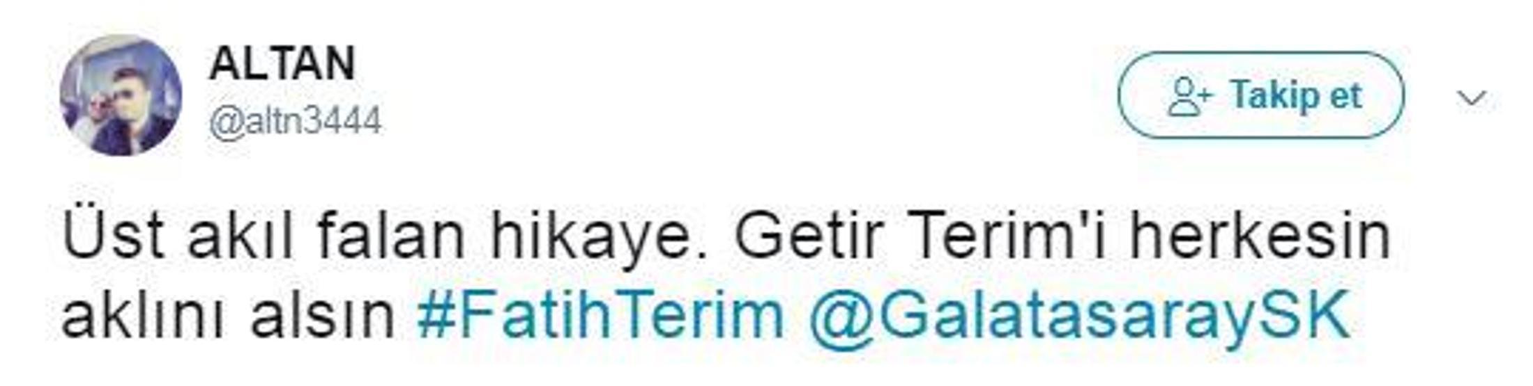 Galatasarayın üst akıl arayışına Twitter tepki verdi