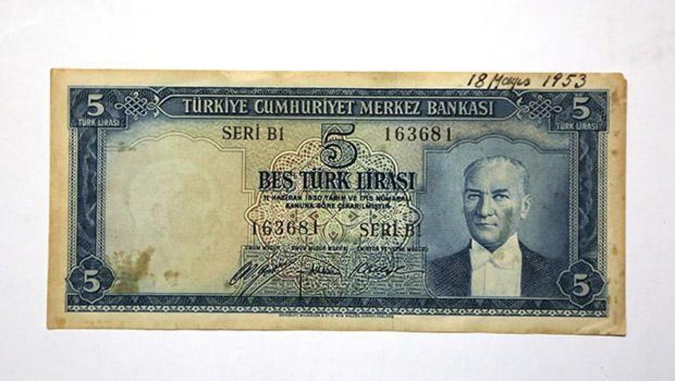 Tarihten Türk Lirası fotoğrafları