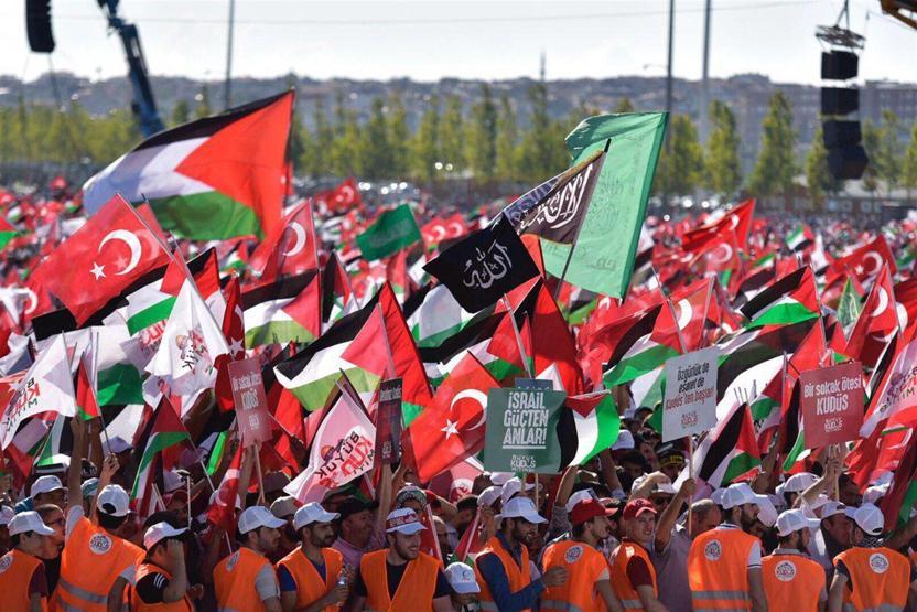 Yenikapıda büyük Kudüs mitingi yapıldı
