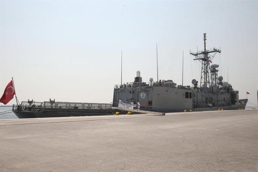 TCG Gökova Fırkateyni Katarda