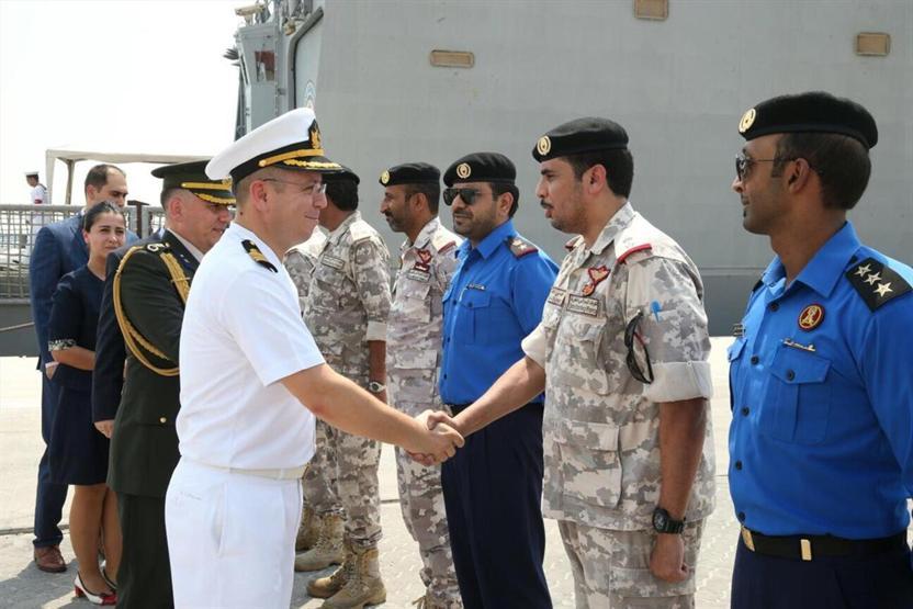 TCG Gökova Fırkateyni Katarda