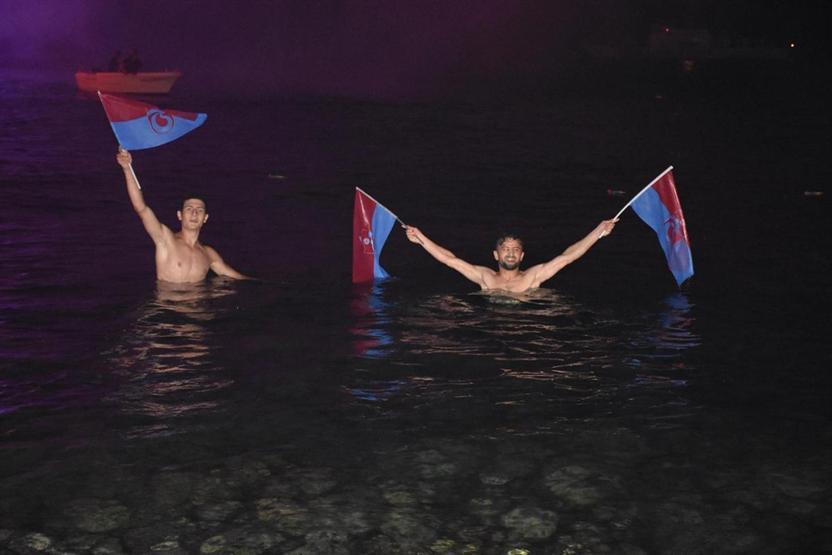 Trabzonsporun 50. yıl kutlamasından muhteşem görüntüler