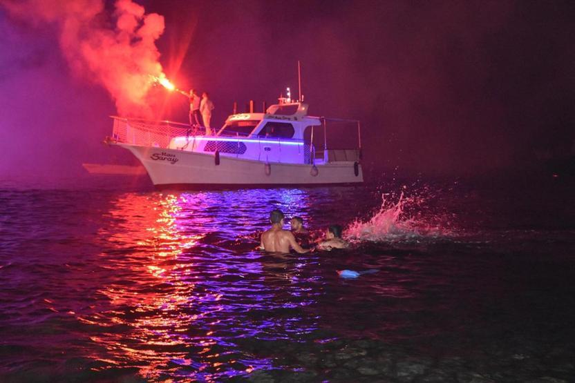 Trabzonsporun 50. yıl kutlamasından muhteşem görüntüler