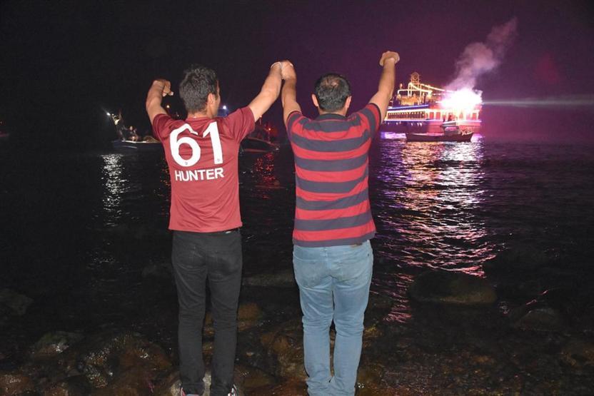 Trabzonsporun 50. yıl kutlamasından muhteşem görüntüler