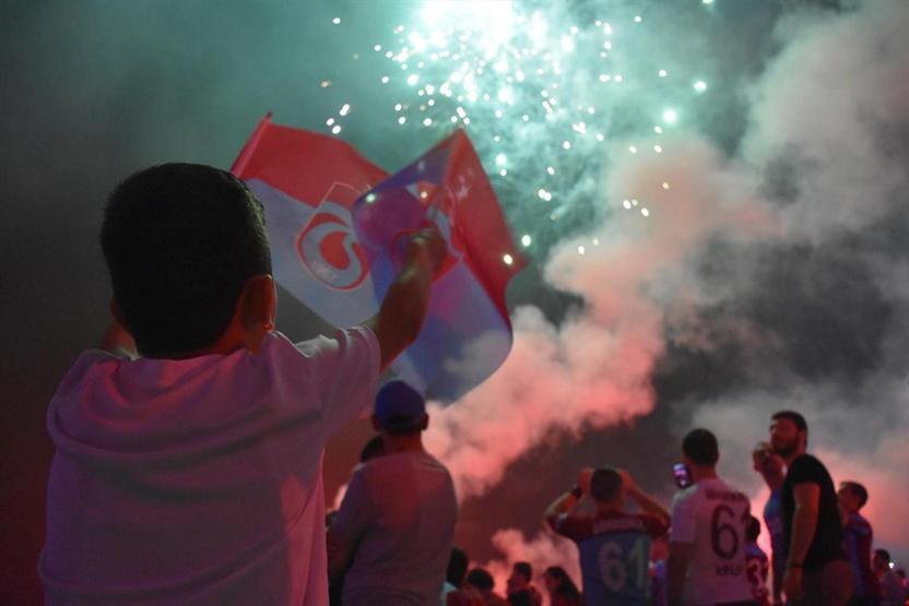 Trabzonsporun 50. yıl kutlamasından muhteşem görüntüler