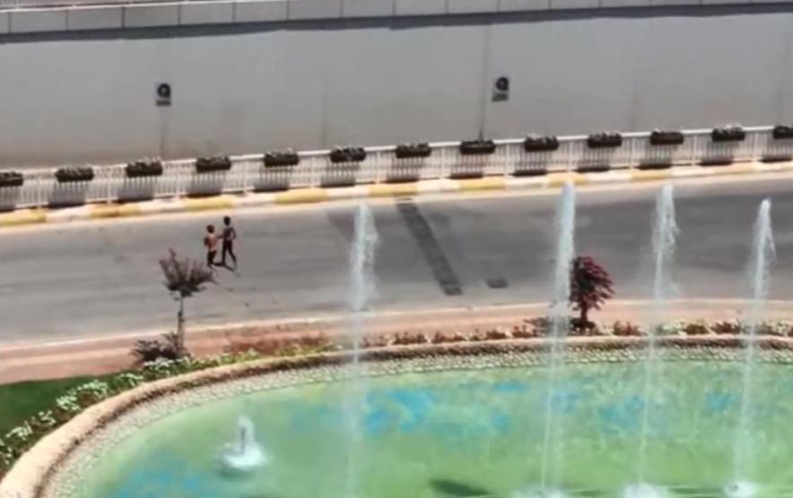 Antalyada tehlikeli eğlence