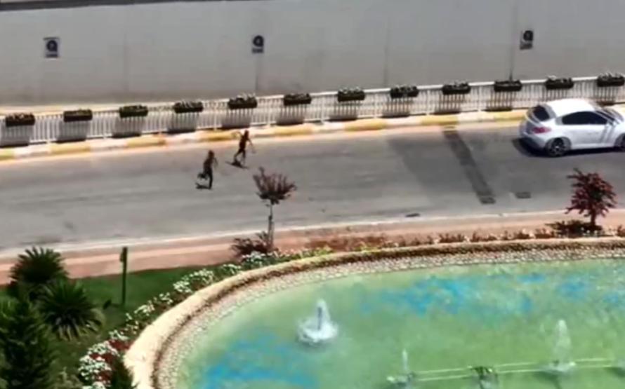Antalyada tehlikeli eğlence