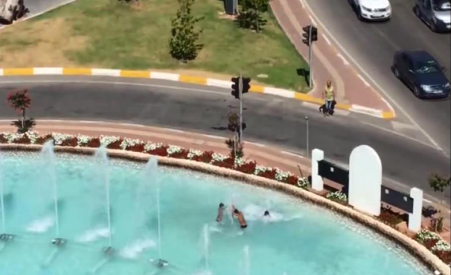 Antalyada tehlikeli eğlence