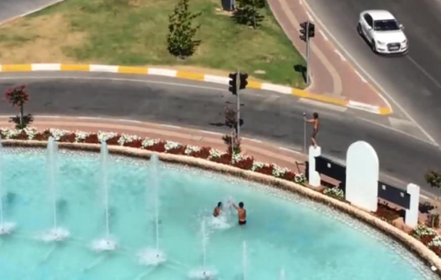 Antalyada tehlikeli eğlence