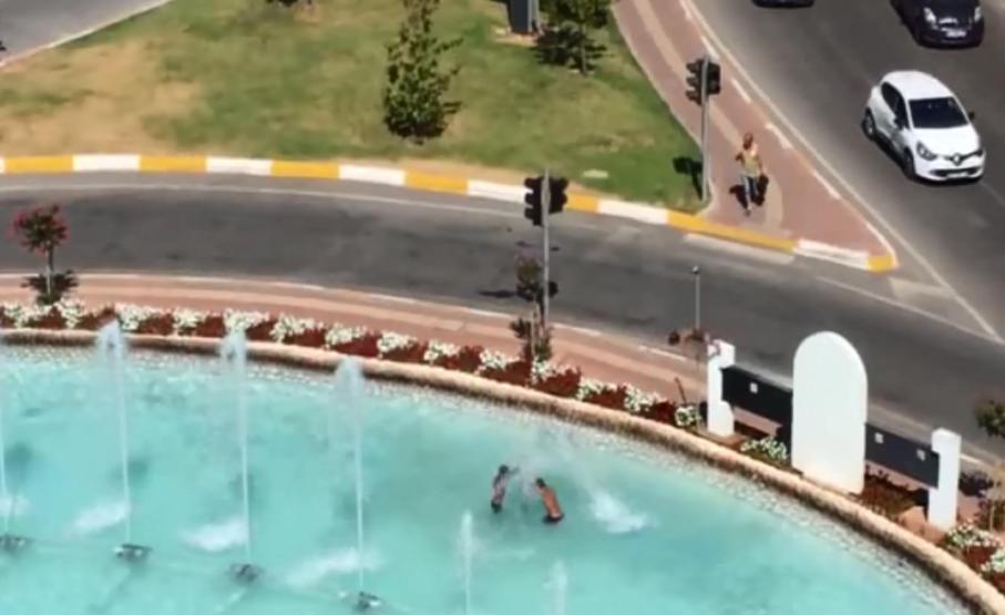 Antalyada tehlikeli eğlence