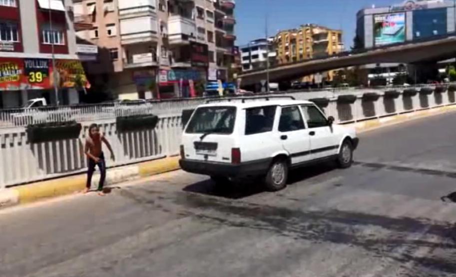 Antalyada tehlikeli eğlence