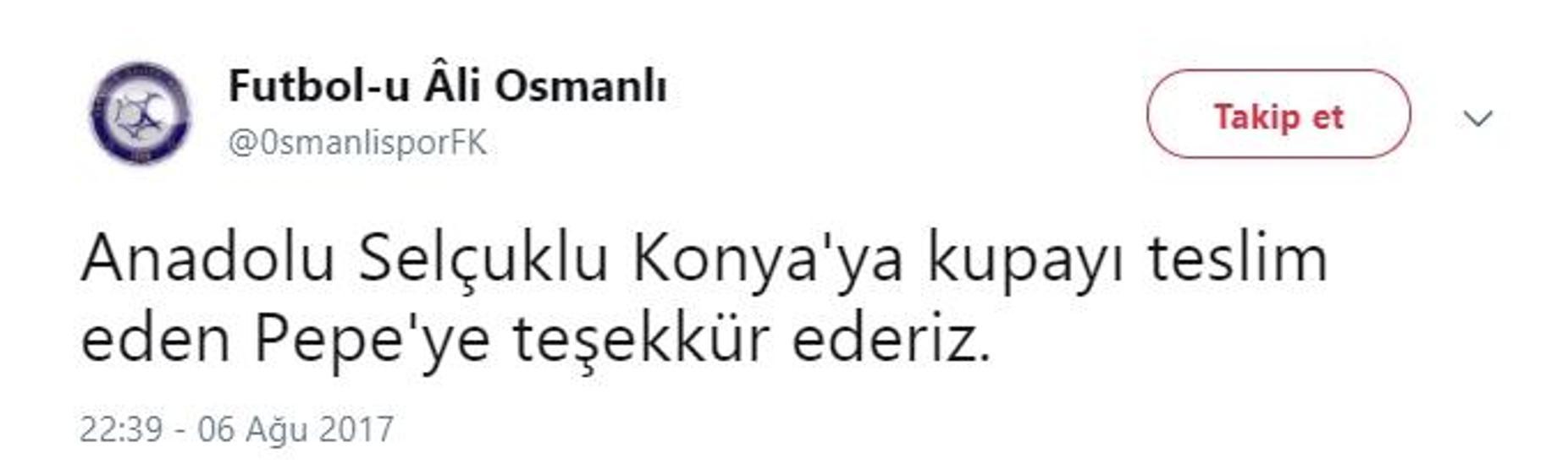 Süper Kupa finali Twitterı salladı