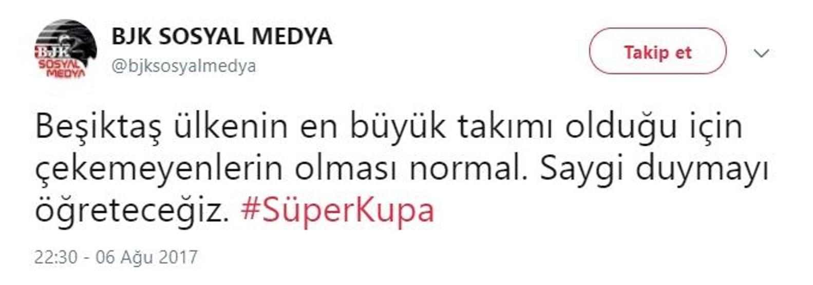 Süper Kupa finali Twitterı salladı