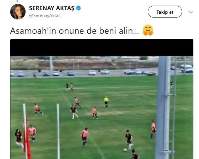Galatasaraya transfer tepkisi gösteren Serenay Aktaşın fikri değişiyor