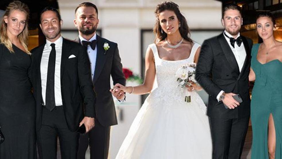 Düğüne ünlü akını