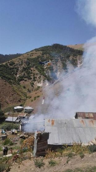 Oltudaki orman yangını 4 gün sonra kontrol altına alındı