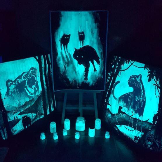 Karanlıkta parlayan sanat