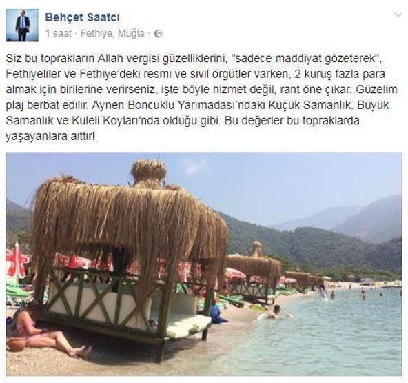 Kumburnu Plajında tepki çeken denize sıfır localar