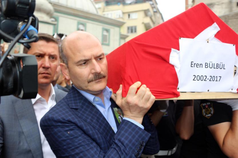 Şehit Eren Bülbül son yolculuğuna uğurlandı
