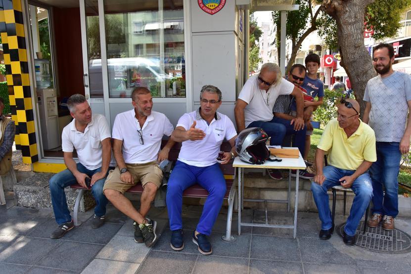 Belediye başkanının makam aracı motosiklet