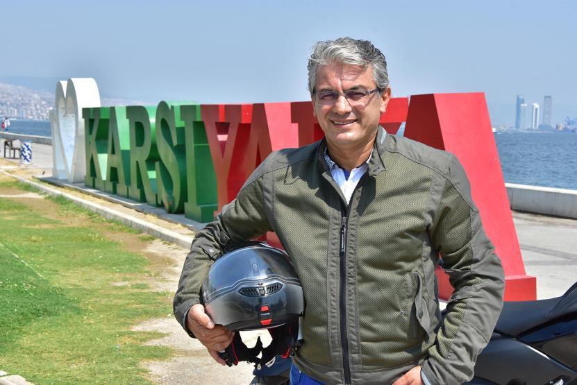 Belediye başkanının makam aracı motosiklet