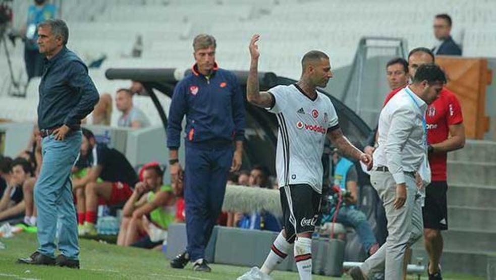 Quaresma Cenke sinirlenmiş