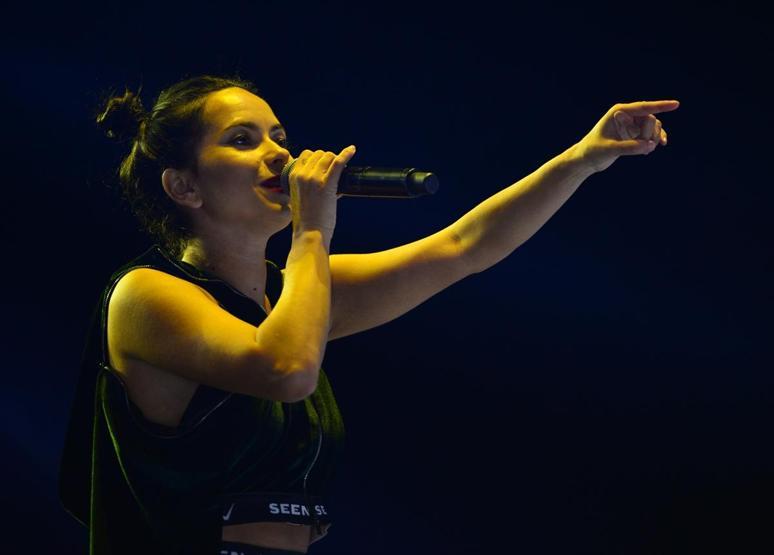 Dünyaca ünlü şarkıcı Inna Çanakkalede konser verdi