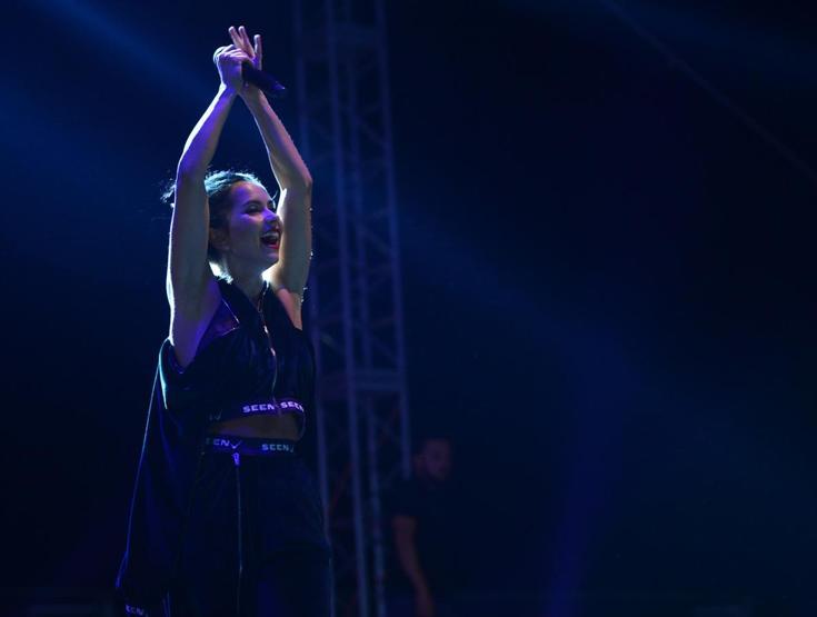 Dünyaca ünlü şarkıcı Inna Çanakkalede konser verdi