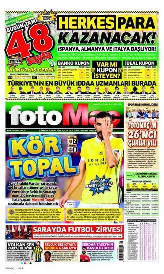Vardar-Fenerbahçe maçı manşetlerde