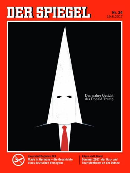 Trumpın ırkçılara yaklaşımı dergilerin kapağında