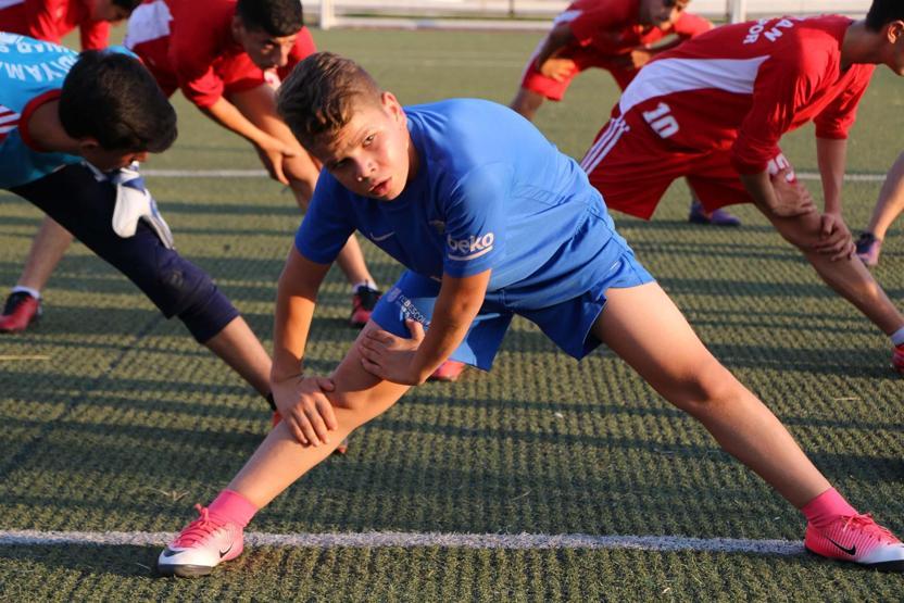 Barcelonaya transfer olan 12 yaşındaki Kaanın hedefi büyük