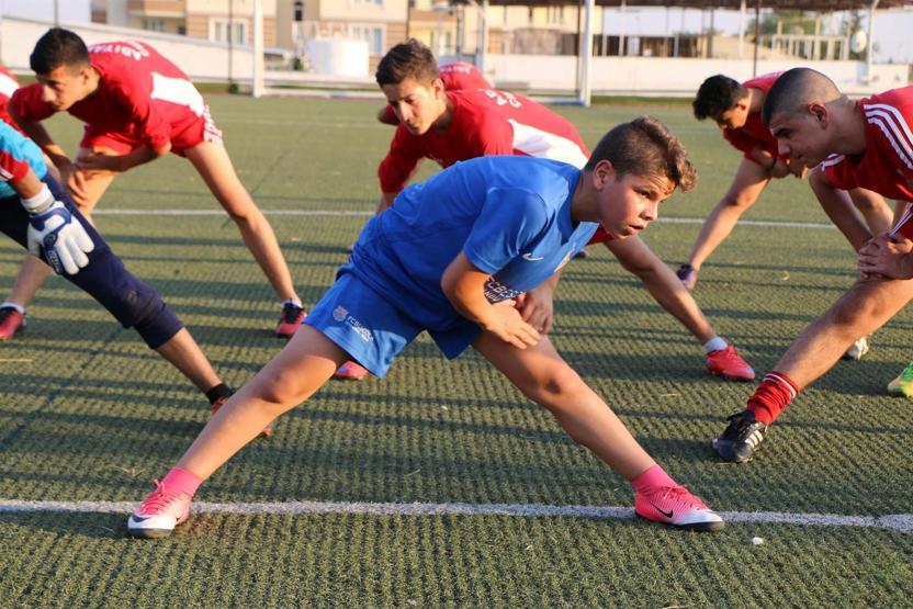 Barcelonaya transfer olan 12 yaşındaki Kaanın hedefi büyük