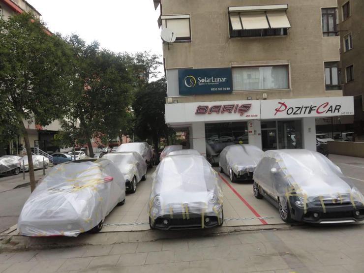Galericilerin kilimli, paspaslı, ambalajlı dolu önlemi