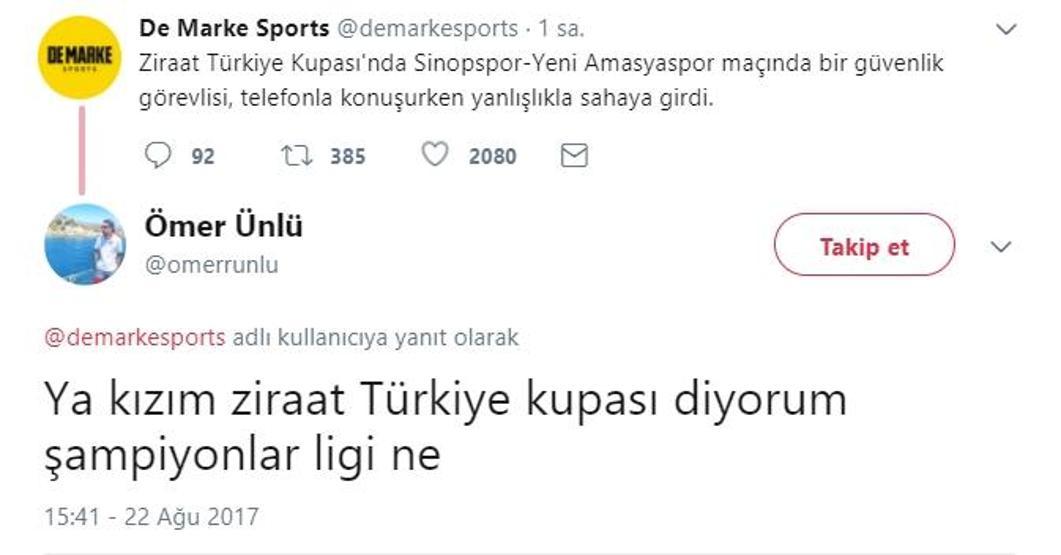 Türkiye Kupası maçları Twitterı salladı