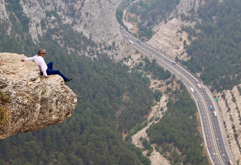 Kaymakamdan adrenalin dolu fotoğraflar
