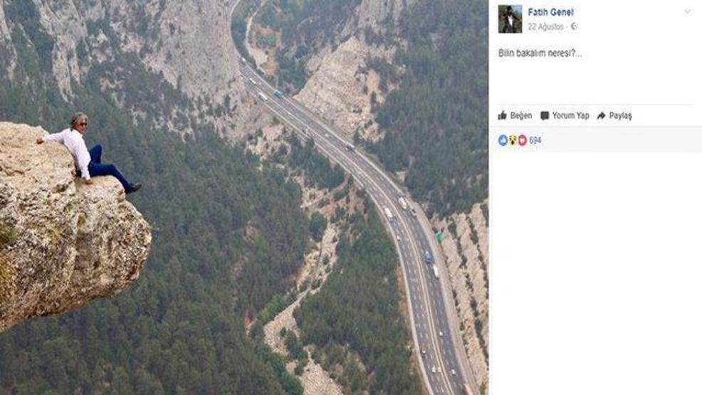Kaymakamdan adrenalin dolu fotoğraflar